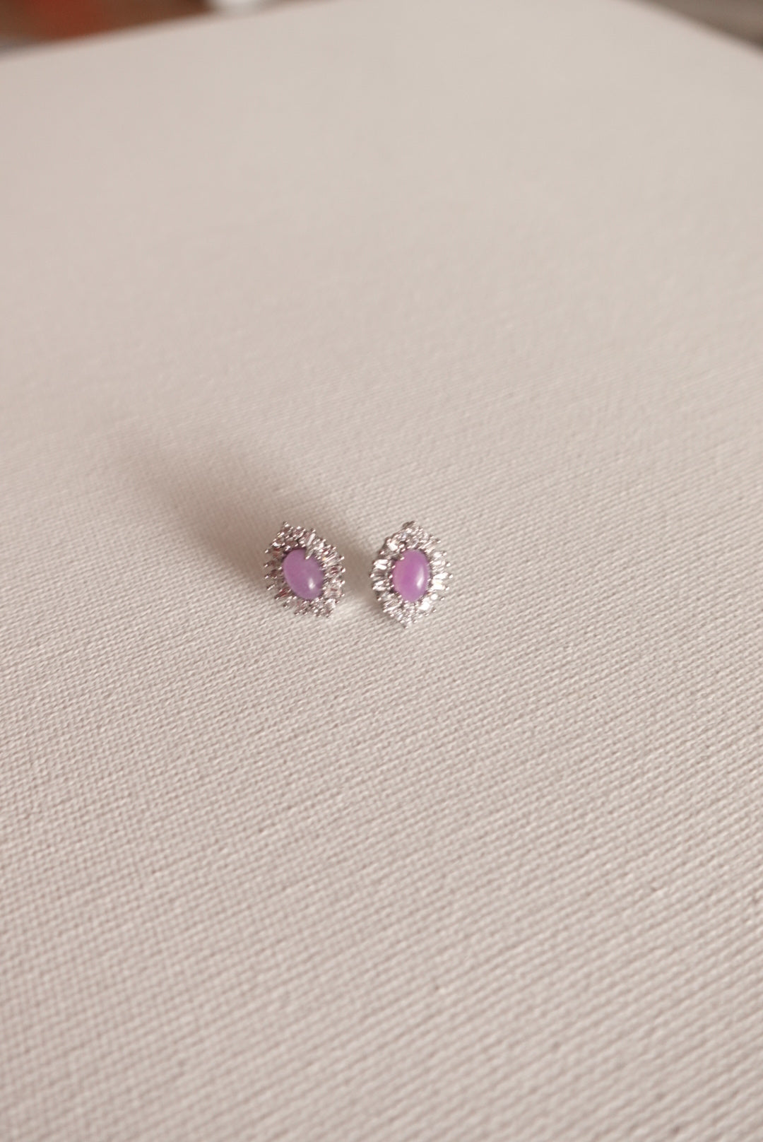 E2086 | Type A Lavender Jade Earrings