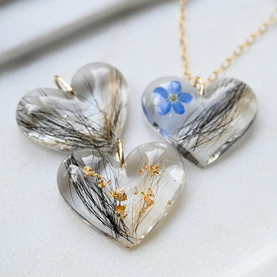 Pet Hair Keepsake Necklace - Custom Order