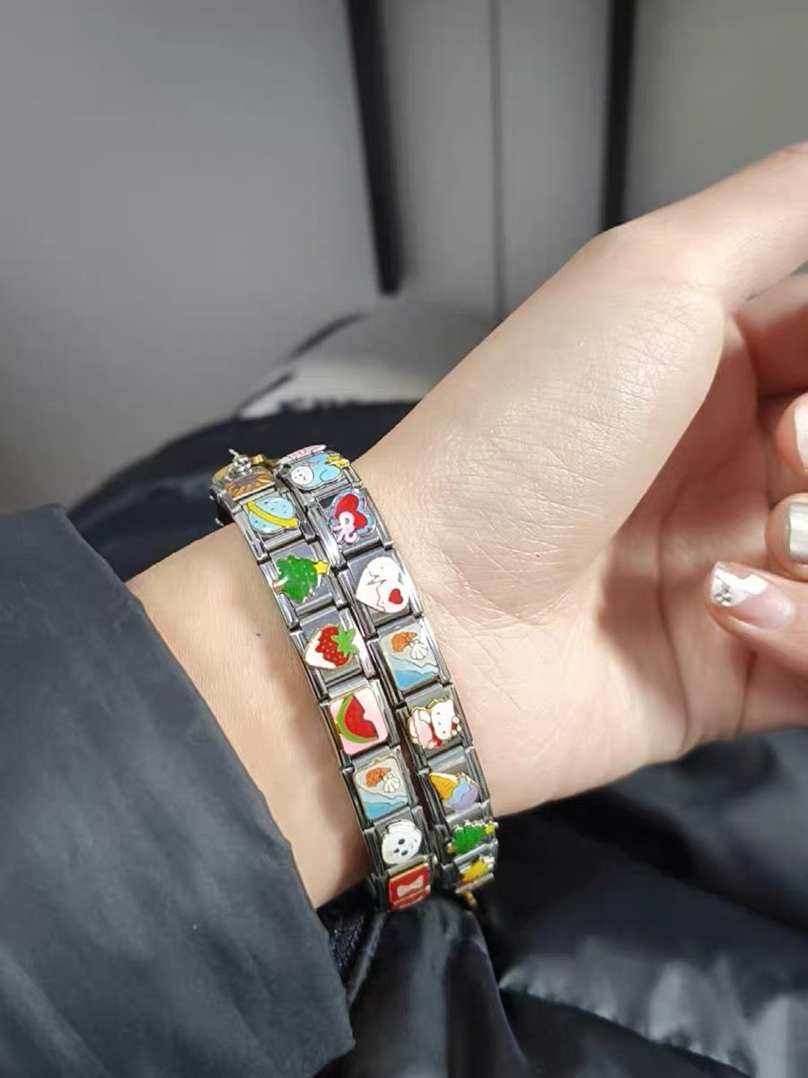 Italian Charm Bracelet (Stainless Steel)
