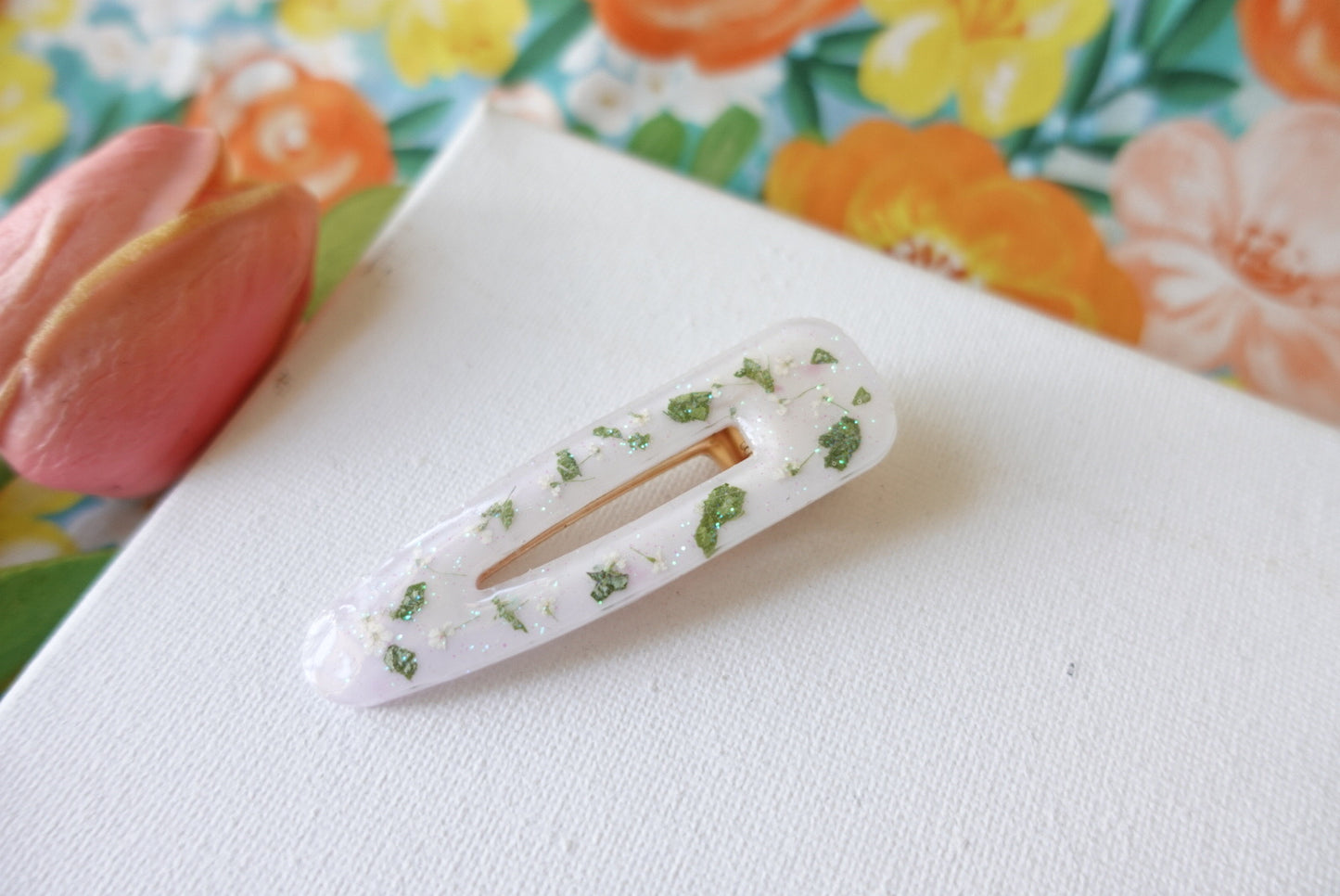 Lilac Spring Flower Hair Clip