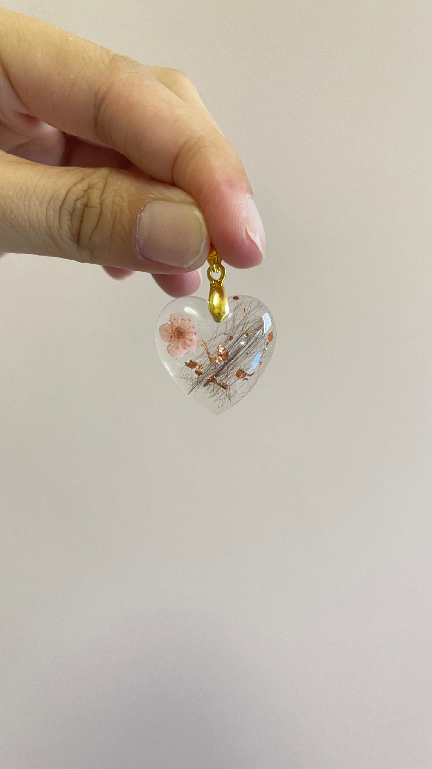 Pet Fur or Pet Hair Keepsake Pendant - Custom Order