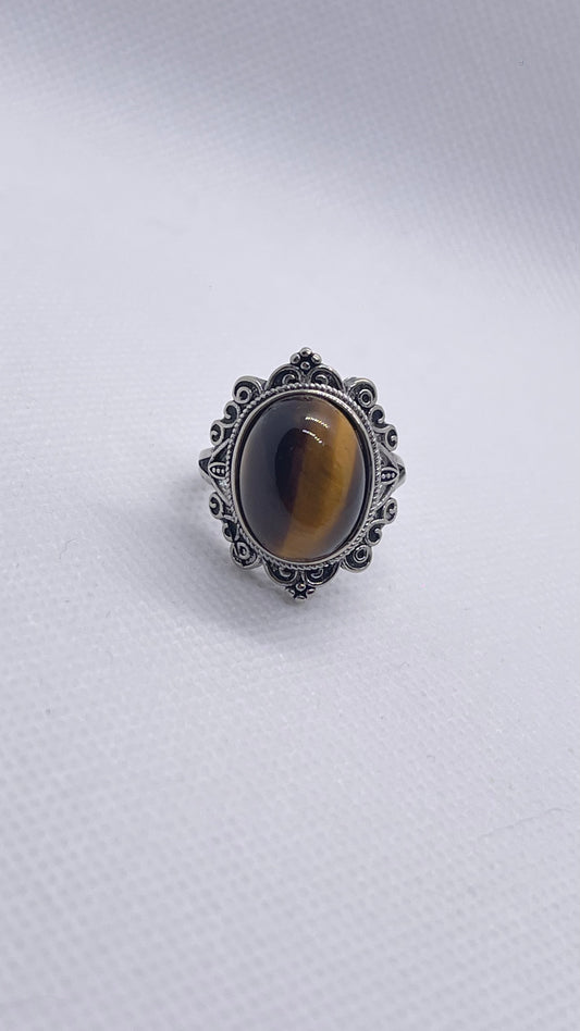 R0247 | Tiger Eye Ring