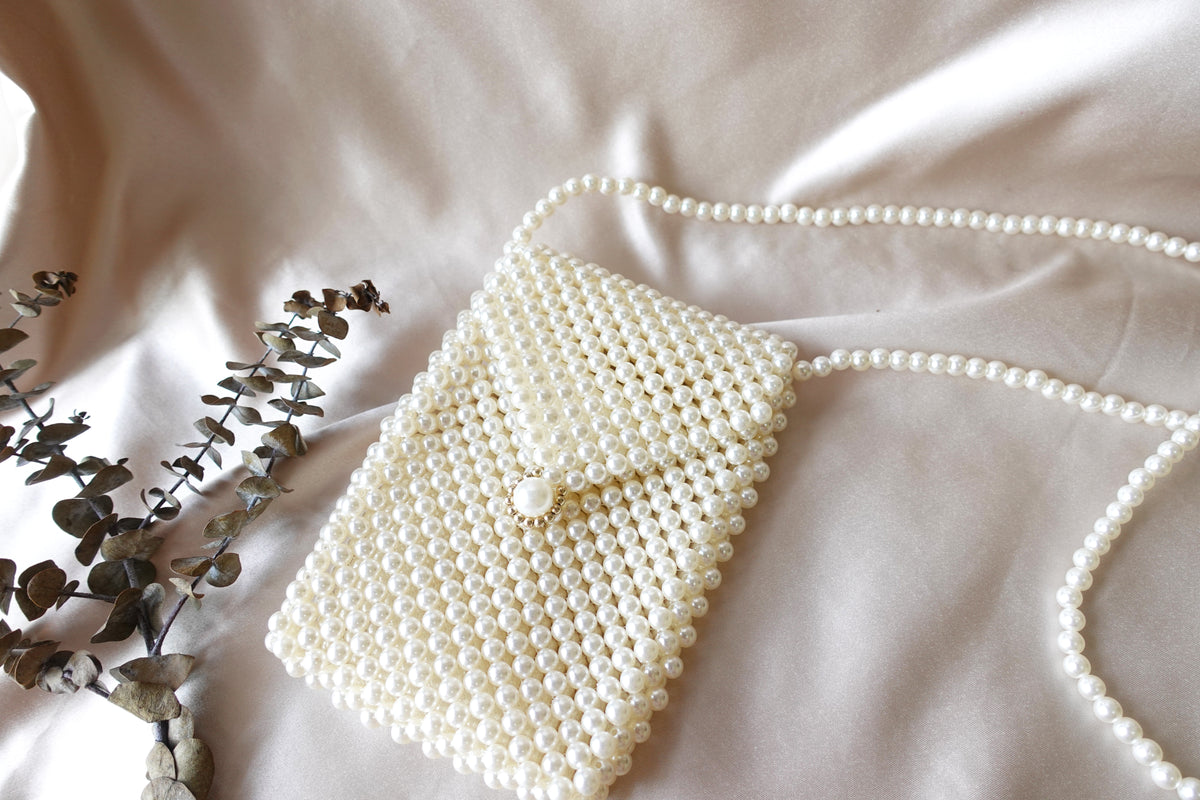 Nalisa Handmade Pearl Sling Bag
