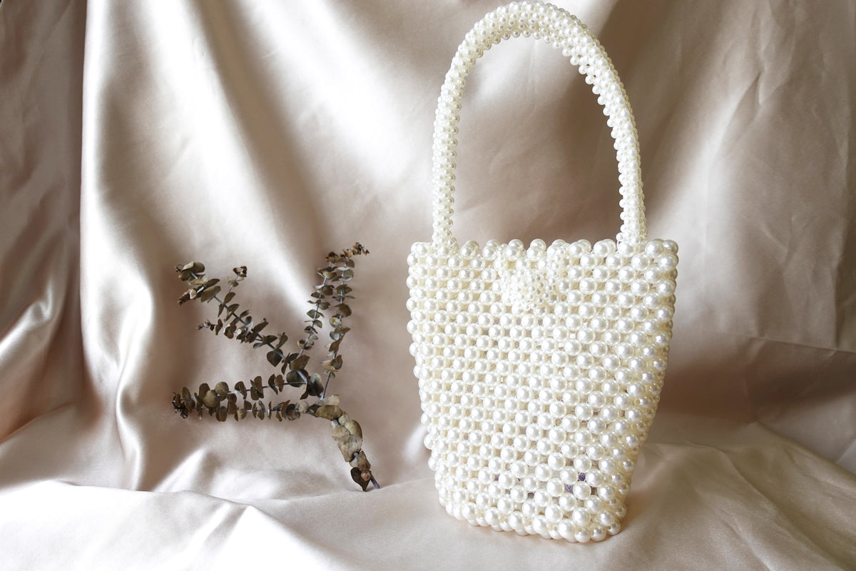 Givinea Handmade Pearl Handbag