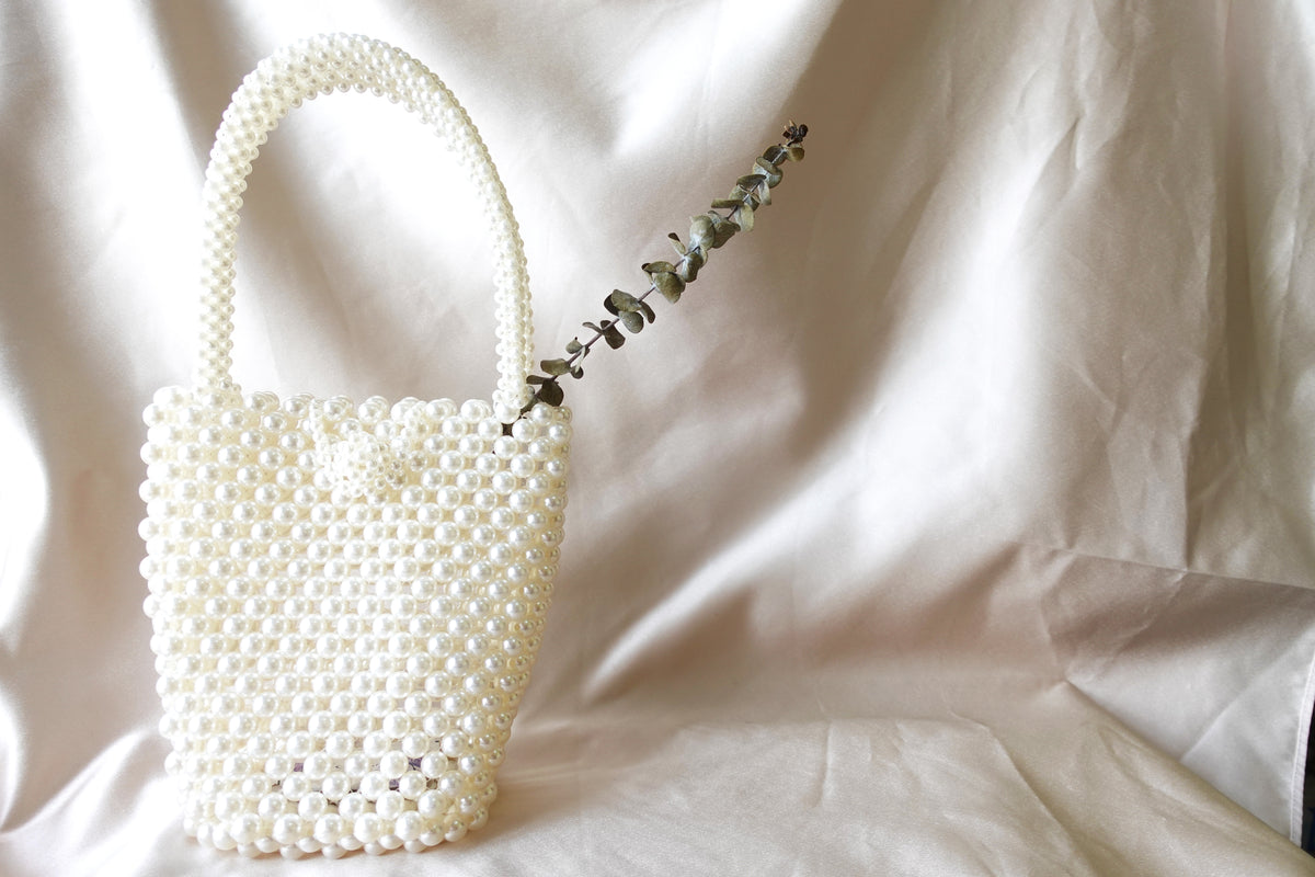 Givinea Handmade Pearl Handbag