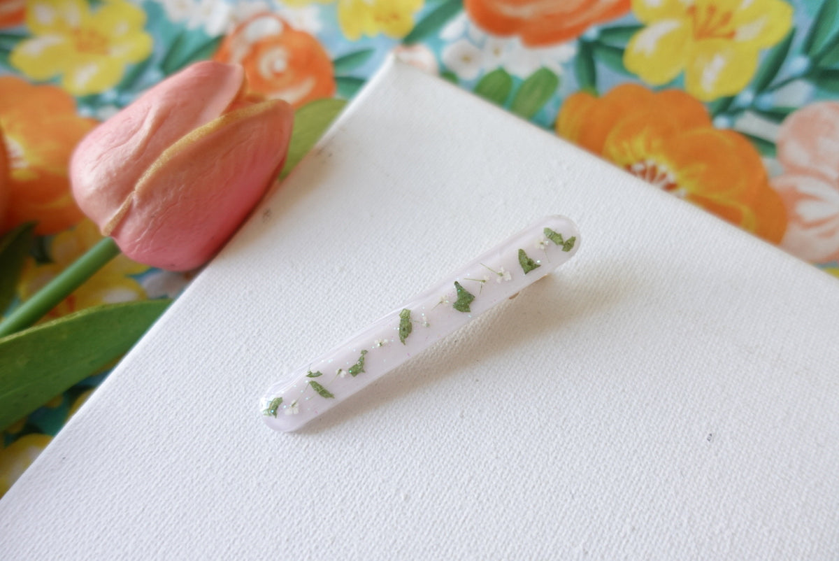 Lilac Spring Flower Hair Clip