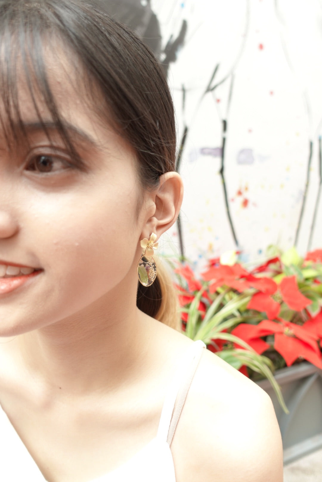 Forget-me-not Flower Combination Studs