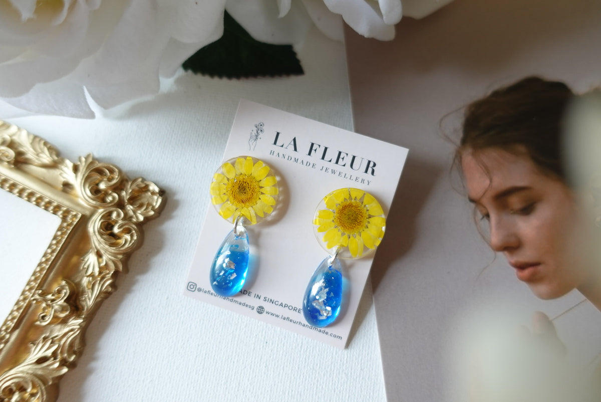 Chanlyea Summer Flower Earrings