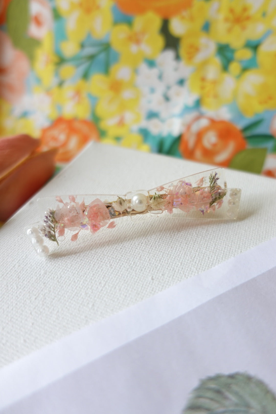 💕 Love is in the Air 💕 Ribbon Flower Hair Clip