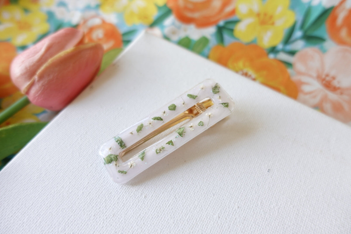 Lilac Spring Flower Hair Clip