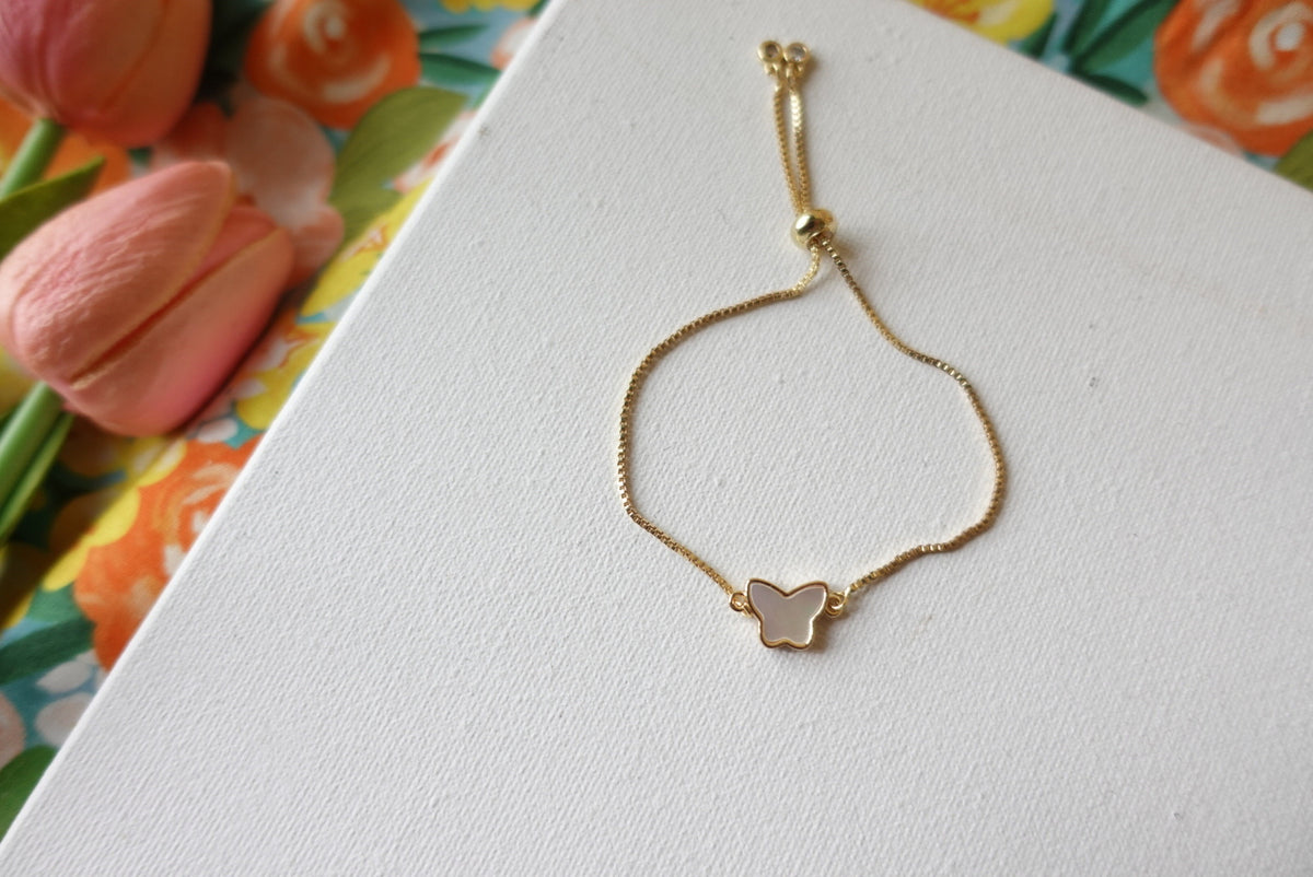 Cardea Seashell Butterfly Bracelet