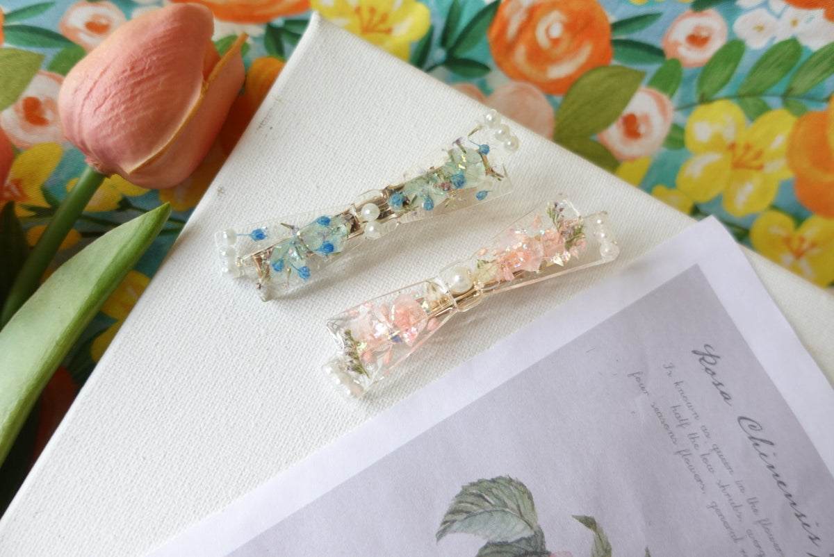 💕 Love is in the Air 💕 Ribbon Flower Hair Clip