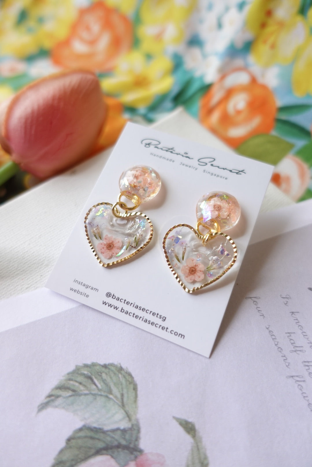 💕 Valentine’s Collection 💕 Candelaria Pink Love Earring
