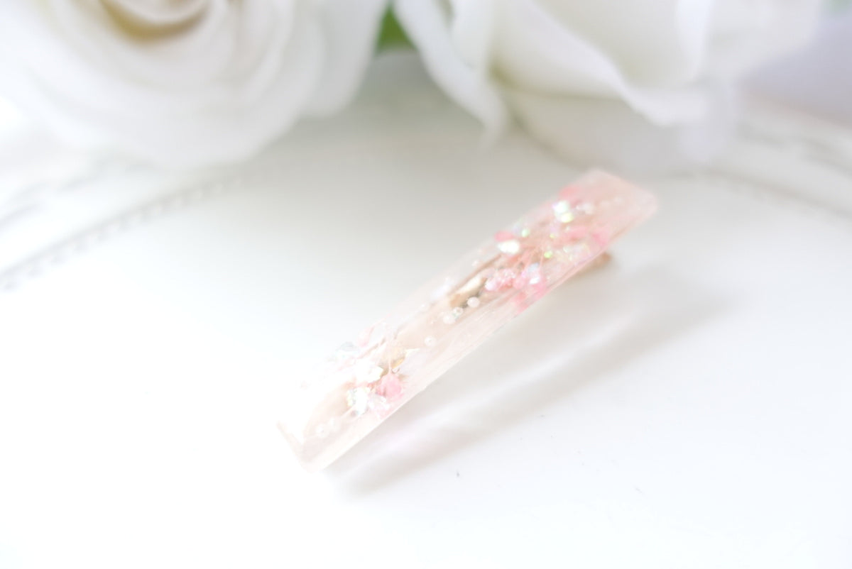 Sakura Pink Flower Hair Clip