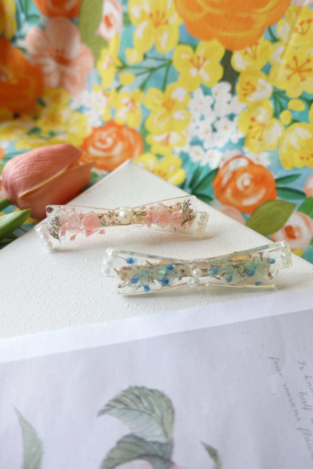 💕 Love is in the Air 💕 Ribbon Flower Hair Clip