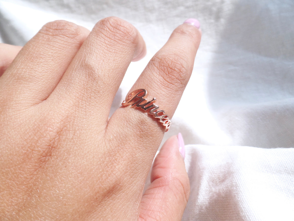 Princess Ring in Rose Gold