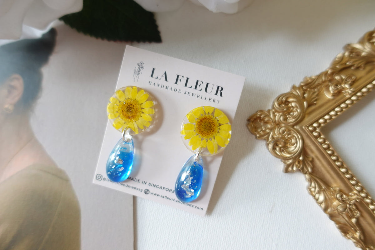 Chanlyea Summer Flower Earrings