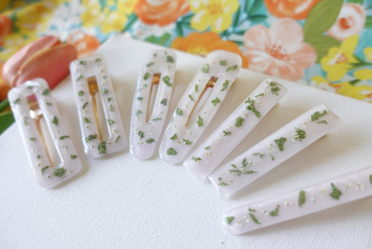 Lilac Spring Flower Hair Clip
