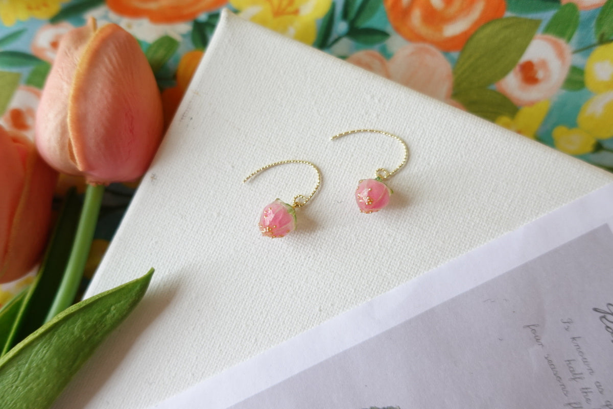 💕 Valentine’s Collection 💕 Pastel Rose Earrings