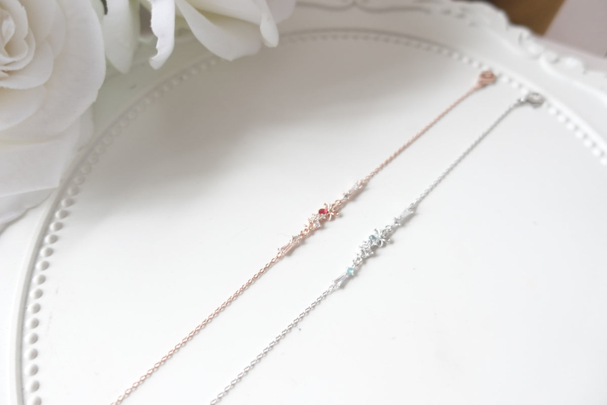 Barret Flower Crystals Bracelet