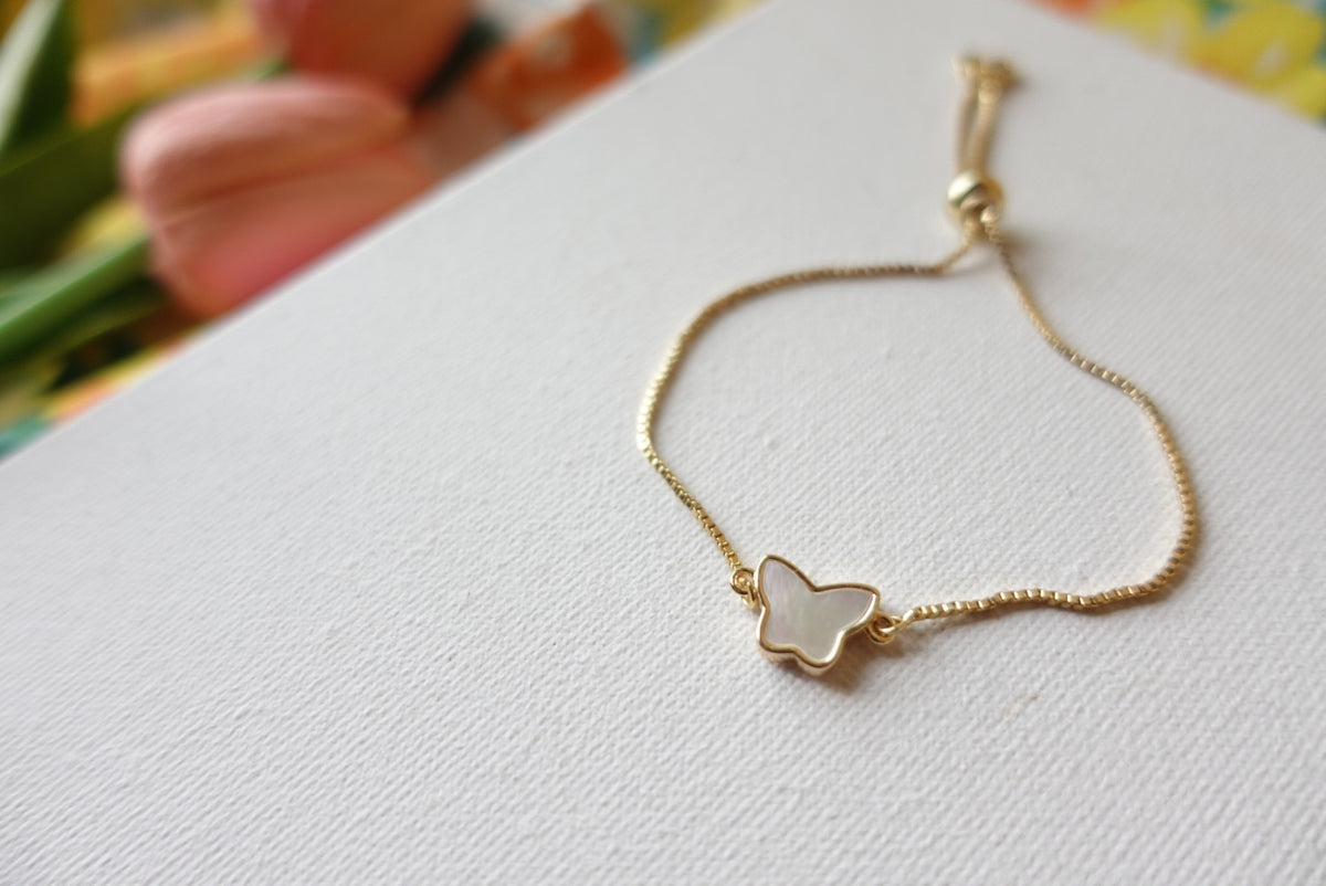 Cardea Seashell Butterfly Bracelet