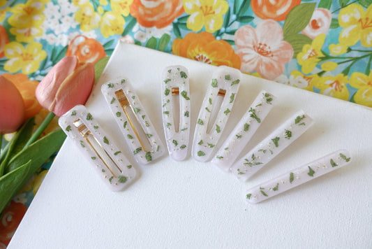 Lilac Spring Flower Hair Clip