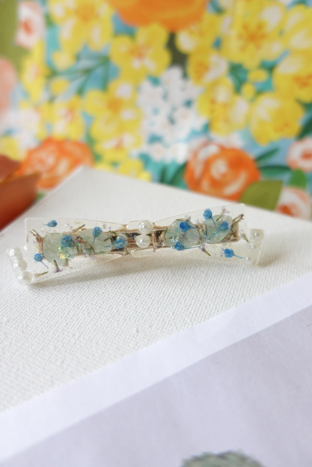 💕 Love is in the Air 💕 Ribbon Flower Hair Clip